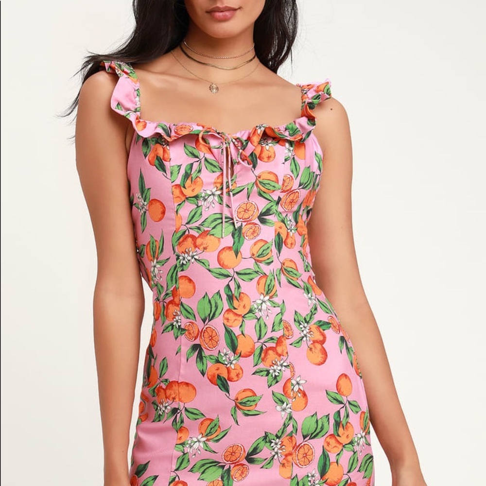 Finders Keepers Aranciata tie-back mini dress NWT